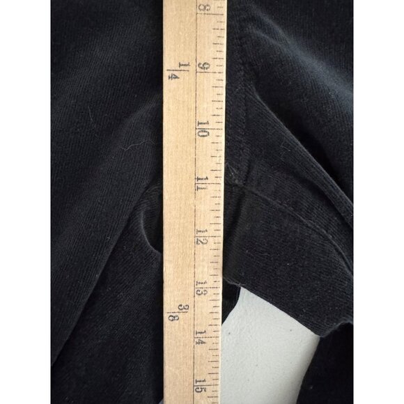 NYDJ Teresa Wide leg Corduroy Pants lift tuck black 90s sz 12 - Picture 6 of 9